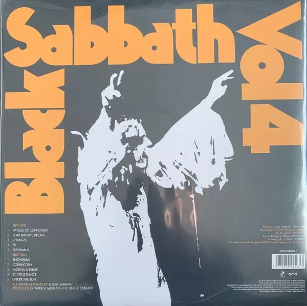 Black Sabbath Vol.4 12" 180gram Vinyl  Album 2015 NEW/SEALED/MINT 48 HR FREEPOST 2