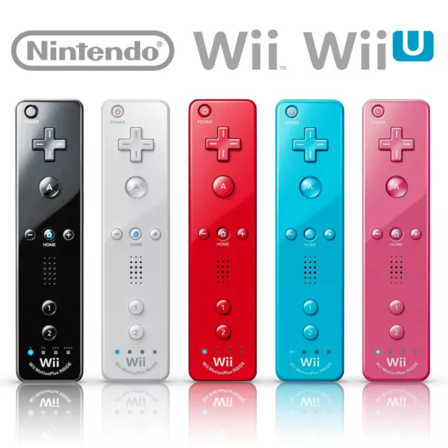 Nintendo Wii  ORIGINAL Remote Motion Plus Inside Controller & Nunchuk & Adapter