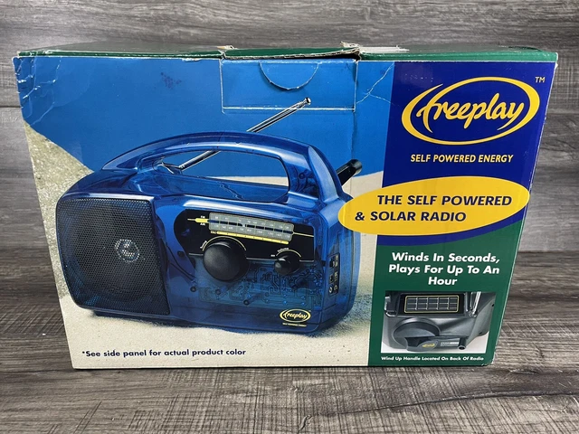 Freeplay Self Powered & Solar Radio NEW w/ Box Model FPR2S/C Portable AM&FM