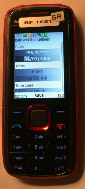 PROTOTYPE Nokia XpressMusic 5130 (T-Mobile) Cell Phone Red Fast Shipping RF TEST
