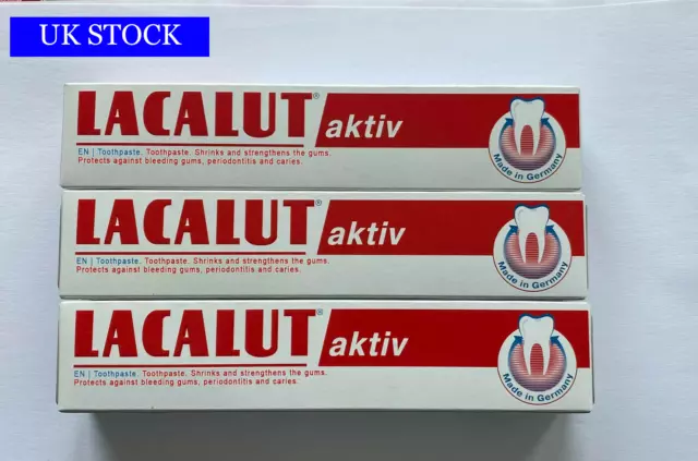 Lacalut Aktiv Toothpaste 75Ml (Pack Of 3