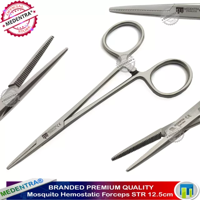 MEDENTRA Mosquito Halsted Forceps Hemostat Surgical Instruments Locking Pliers