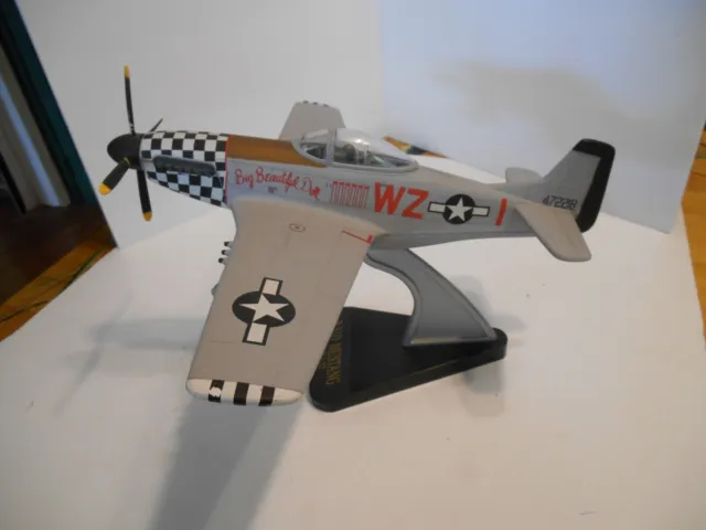 motor works p-51d mustang 1;32 scale die cast model plane