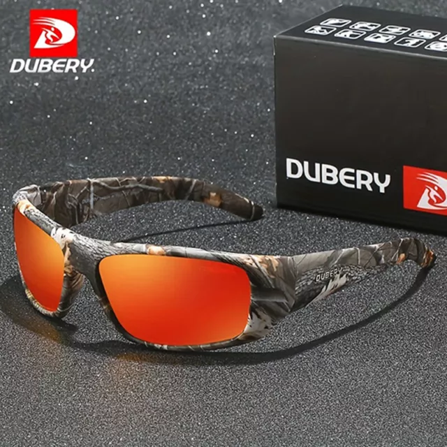 DUBERY Polarized Sunglasses Sports Cycling Goggles for Mens Women Shades Glasses