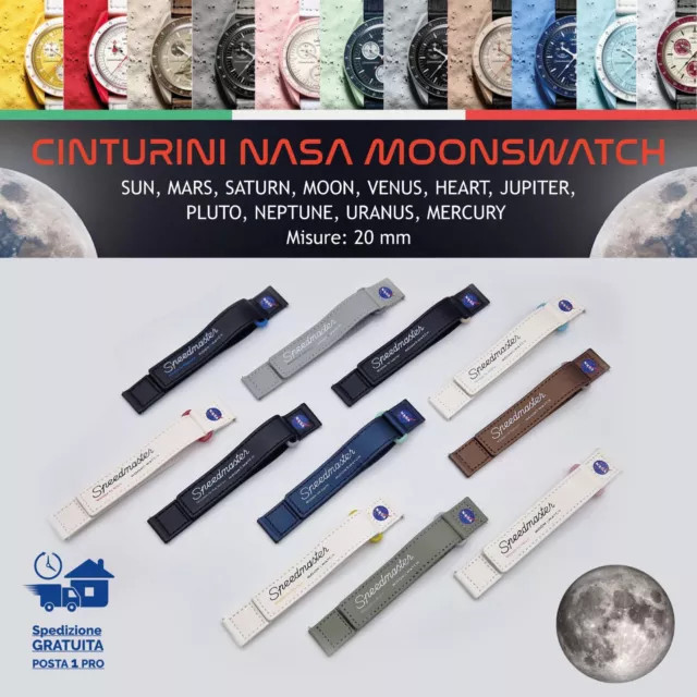 Cinturino Strap MoonSwatch Speedmaster Moonwatch moon mars sun venus
