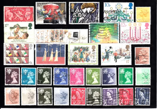 Lot Stamps Briefmarken Großbritannien Great Britain UK o (1208)