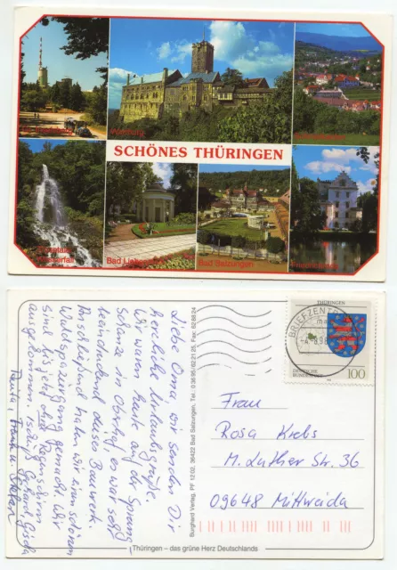 02660 - Beautiful Thuringia - postcard, run 4.8.1998