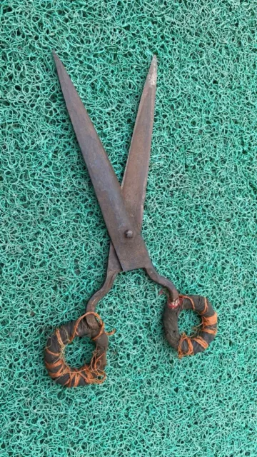 Ancient Traditional Rare Rusty Old Look Original Iron Hand Forged Scissor Kenchi 2