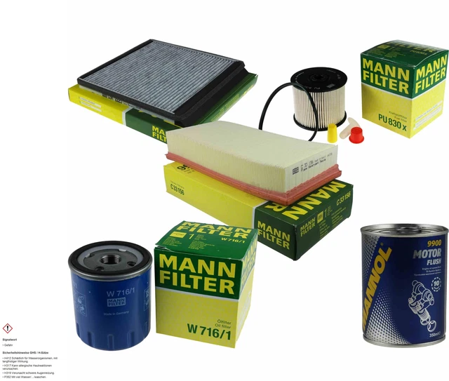 MAHLE Set Ispezione Completo: Filtro Olio, Aria E Carburante - Qualità Originale - 6
