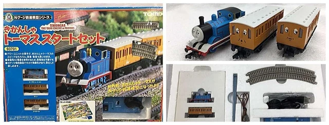 TOMIX Thomas & Friends Thomas N Gauge Power Unit Starter Rail Track Set 93701