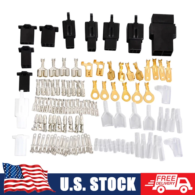 MOTORCYCLE ELECTRICAL WIRING Harness Repair Kit Loom Plugs Bullets