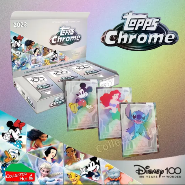 Disney 100 Topps Chrom REFRAKTOR Karten 1-100 Wählen Sie Singles, um Ihr Set zu vervollständigen