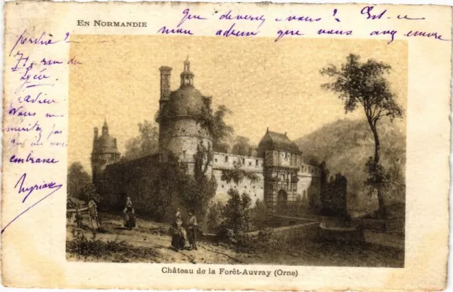 CPA En normandie - Chateau de la foret auvray (195629)