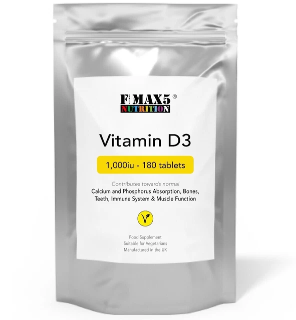 Vitamin D 1000IU Tablets D3 For Bone Health main image 1
