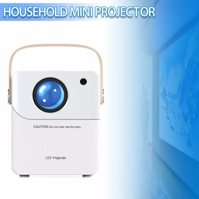 Mini Smart LCD Projector LED Android HD 1080P 4K Home Theater Speaker +n 3