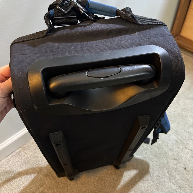 LL Bean Adventure Rolling Duffle Bag - Medium Blue 3