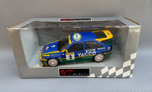 UT Models Ford Escort RS Cosworth 1st Monte Carlo 1996 YACCO 1/18 Scale