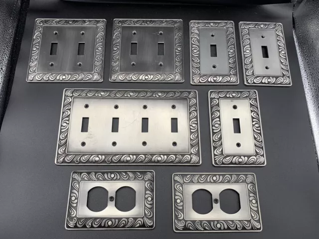 Lot of 8 LHMC Liberty Hardware Light Switch Plates Wall & Outlet Plates