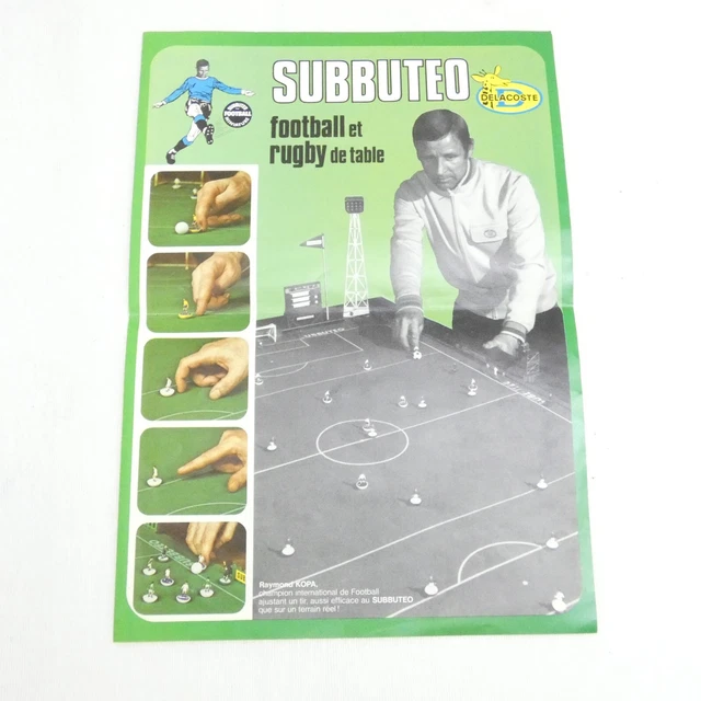 ANCIENNE BOITE SUBBUTEO Table Soccer Jeu Football De Table 372