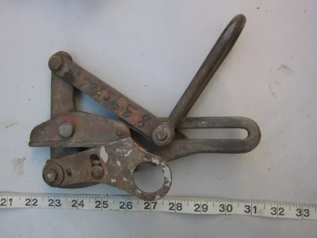 Klein Tools 1628-3BH .16"-.55" 8000 Lbs Cable Wire Grip Puller, Used