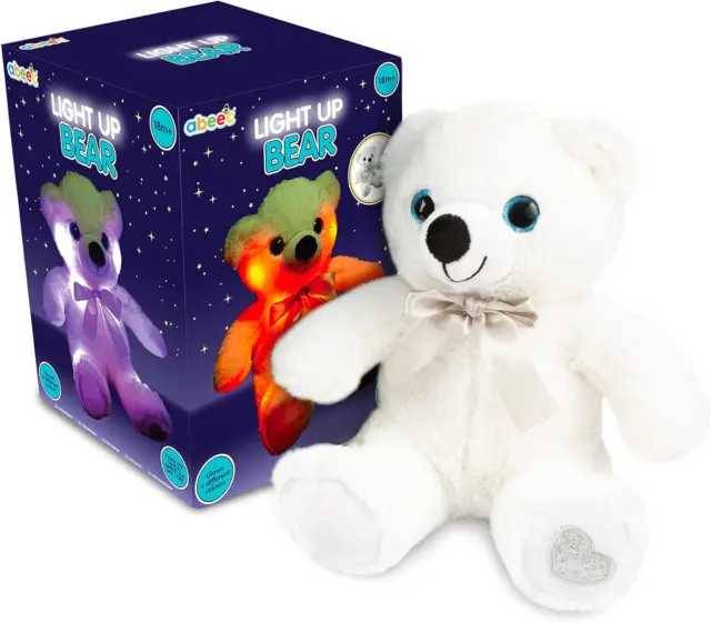 Abeec Light Up Bear - orsacchiotto - giocattoli illuminanti - luci sensoriali per bambini - -