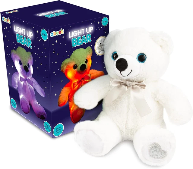 Abeec Light Up Bear - orsacchiotto - giocattoli illuminanti - luci sensoriali per bambini - -