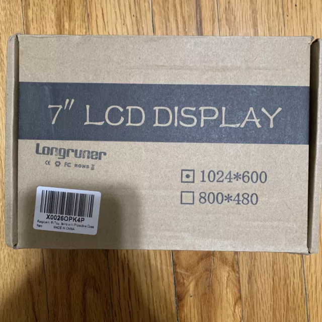 Longruner 7" LCD Display 1024 x 600 touchscreen touch