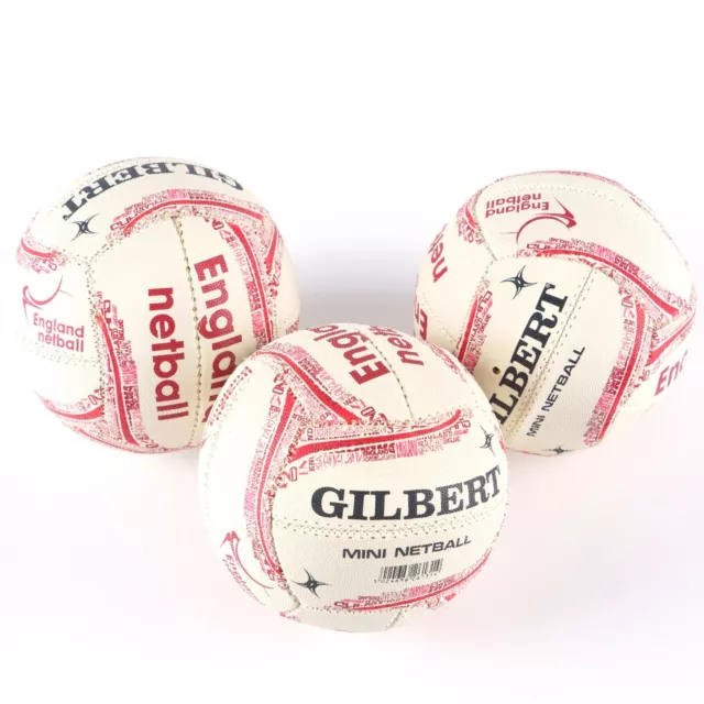 Netball Training Balls - Mini Gilbert England Novelty Balls - Packs of 2 & 5