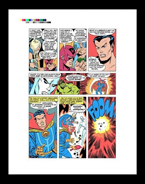Sal Buscema Defenders #11 Rare Production Art Pg 5