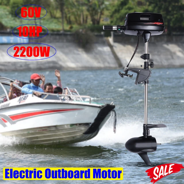 HANGKAI Electric Outboard Motor Fishing Boat Engine Brushless Motor Marine 2200W
