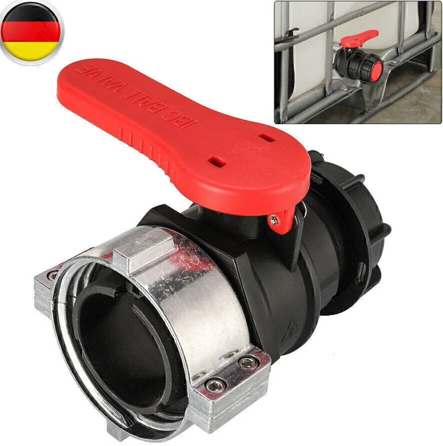 Rubinetto Serbatoio 1000L IBC Accessori Di Collegamento Valvola A Sfera - Foto 8