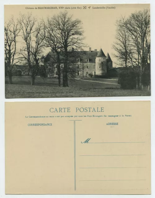 65907 - Landevieille - Chateau de Beaumarchais - old postcard