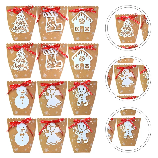 12 Sets christmas present box Weihnachten Behandeln Boxen Weihnachten Geschenk