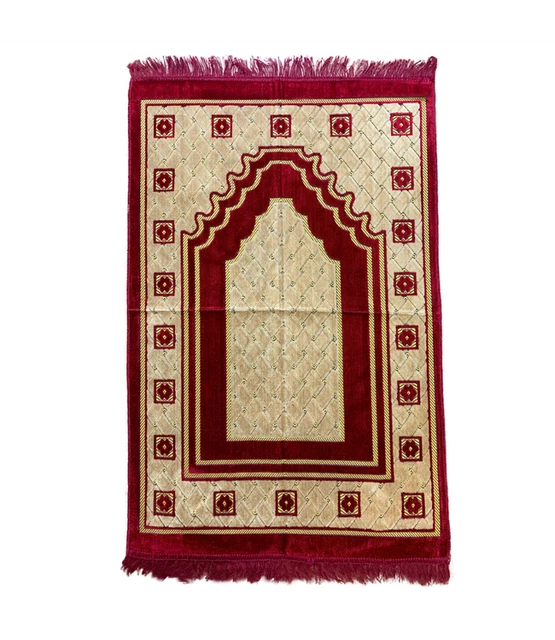 PRAYER MAT CUSHIONED Muslim Islamic Musallah Namaz Large Thick Rug Size