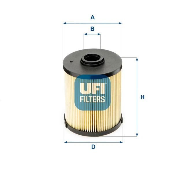 UFI Filtro carburante Filtro Combustibile Filtro Carburante 26.006.00 90mm