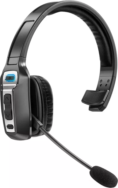 Wireless Headset with Upgraded Microphone AI Noise Canceling, On Ear Bluetooth