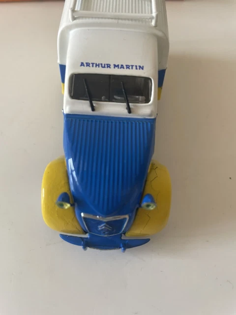 Modèle Réduit Norev 1/43 - Citroën 2CV AZU Michelin 1954 - Collection Hachette