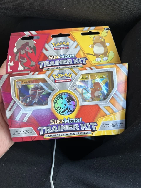 Pokemon TCG Sun and Moon Trainer Kit Lycanroc & Alolan Raichu