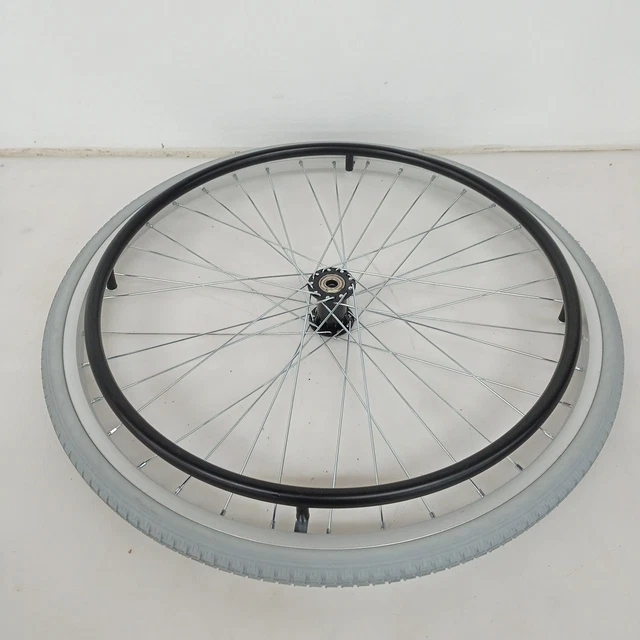 Gima - Rueda trasera completa, pieza de repuesto para silla de ruedas Gima Oxford Plus, ? 61 cm