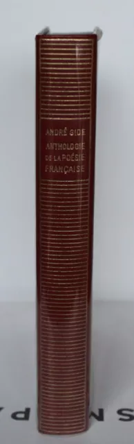 La Pléiade : A.Gide - anthologie de la poèsie- trés bon état- 1966