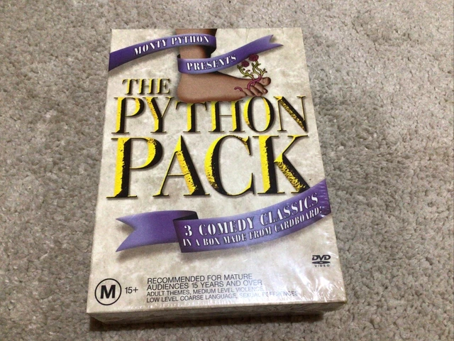 THE PYTHON PACK 3 DVD Boxset Monty Python Region 4 PAL Brand New $9.99 ...