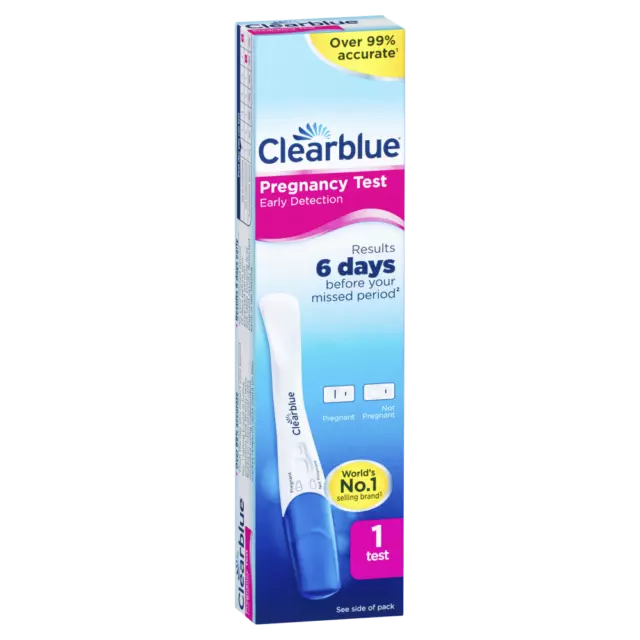 Clearblue Ultra Early Detection Pregnancy Test 1pk Over 99% Accurate