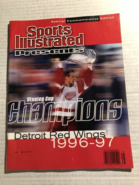 1996 97 Sports Illustrated Commemorative DETROIT Red Wings STANLEY CUP Yzerman