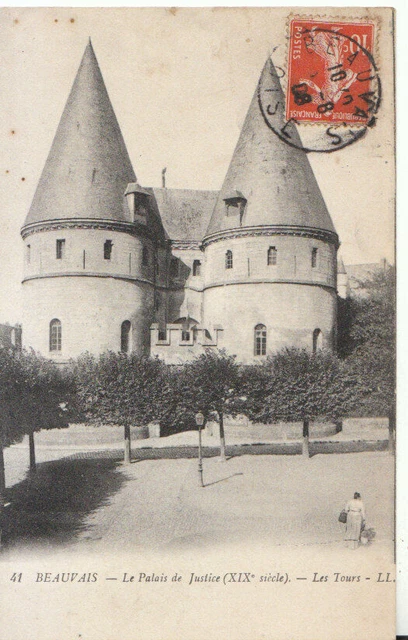France Postcard - Beauvais - Le Palais De Justice - Les Tours - Ref TZ5699