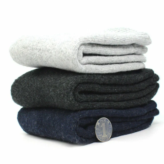 Men Winter Socks Merino Wool Thermal Mens Work Boot Extra Thick Warm Heavy Duty 9