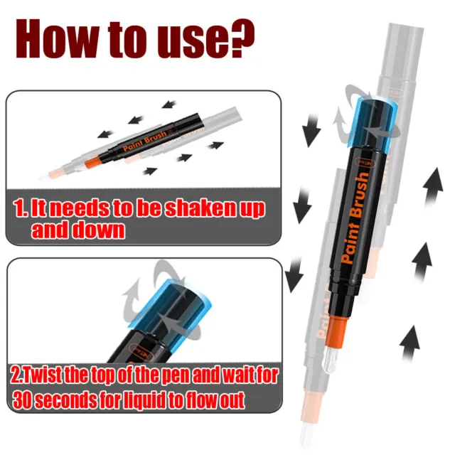 Car Touch Up Paint Pen Waterproof Scratch Remover Paint Coat Repair Applicator