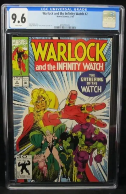 1992 Marvel Comics Warlock and the Infinity Watch # 2 CGC 9.6 NM+