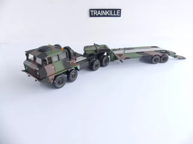 Personnalise Solido 1:50 Vehicule Camion Militaire Berliet T 12 + Remorque