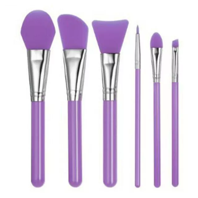 1 Set of 6 Pcs Beauty Makeup Silicone Makeup Tools Silicone  Brush Makeup2945