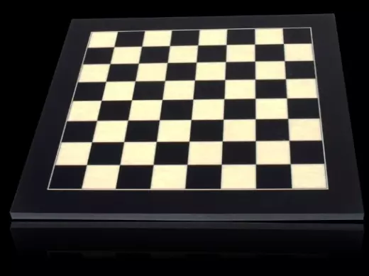 Dal Rossi 40cm Black and Erable Chess Board  - L7902DR-B